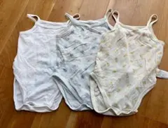 ベビー肌着 3枚セット ユニクロ　コットンメッシュ