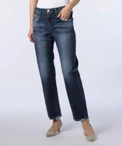 NOLLEY’S/RED CARD ダメージデニム 27510 24 インディゴ