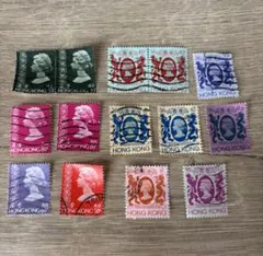 香港 使用済切手 セット　海外切手　外国切手　コレクション　アンティーク