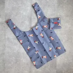 【新品未使用】BAGGU × familiar エコバッグM