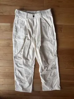 Carhartt ホワイト カーゴパンツ