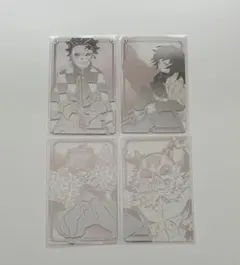 鬼滅の刃 箔カードコレクション 第１弾 炭治郎 善逸 伊之助 冨岡 義勇