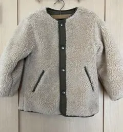 プティマイン　ボアジャケット リバーシブル　120