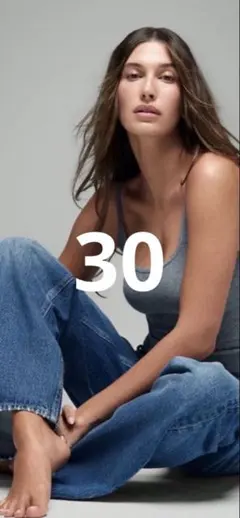 The Hailey ローライズルーズフィットデニム/ライトウォッシュ/30のサムネイル