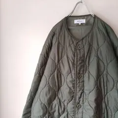 MONO MART モノマート　キルティングジャケット　カーキ　/Y4077