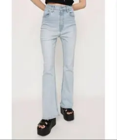 SLY ハイウエス ストレッチ フレアデニム ジーンズ