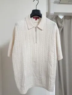 Supreme Plaid Knit S/S Polo 