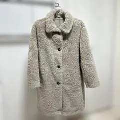UNIQLO 防風アウターフリースステンカラーコート レディース Mサイズ