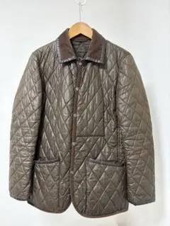 ブラウン キルティングジャケット