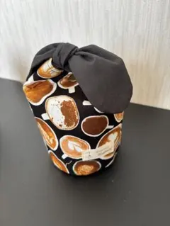 保冷保温 スープジャーケース お弁当袋 ラテアート柄