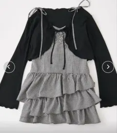 OLIVE des OLIVE フリルキャミワンピース ボレロセット