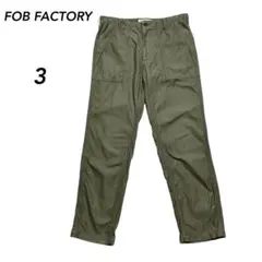 FOB FACTORY ベイカーパンツ　オリーブ　3 Lのサムネイル