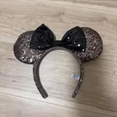 ミニーマウス風スパンコールカチューシャ