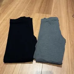HEATTECH EXTRA WARM レギンス Mサイズ 黒 グレー