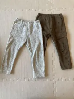 ユニクロ　レギンス　裏起毛　90センチ