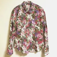 レディース長袖シャツ ローリーズファーム 花柄 薄手 派手のサムネイル