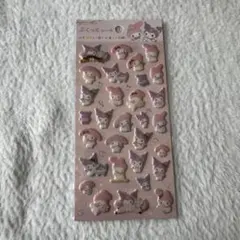 マイメロ クロミ ぷくっとシール