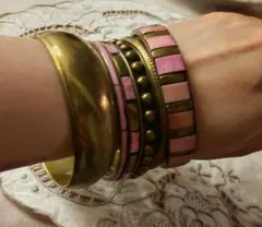 エスニックバングルセット 6本