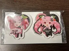 初音ミク くじ 桜ミク クリアバッジ