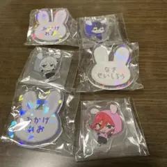 ブルーロック　ウサギ型ネームアクリル アクリルスタンド6個セット