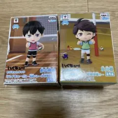 ハイキュー!! ちびきゃらフィギュア 影山飛雄 及川徹 セット