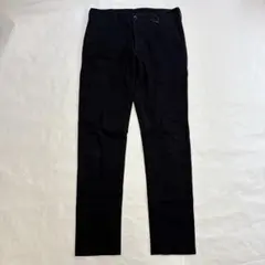 【美品】UNIQLO　ユニクロ　防風スリムフィットチノ　ブラック　79㎝　M