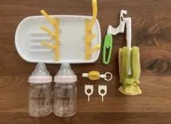 Pigeon　哺乳瓶　桶谷式直接授乳訓練用　母乳相談室　２本セット　ケア用品付き