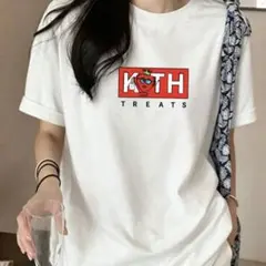 KITH TREATS ストロベリー プリント 半袖 Tシャツ ホワイト