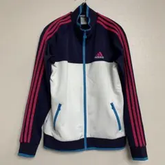 アディダス　Ｌ　トラックジャケット　ジャージ　レディース　刺繍ロゴ