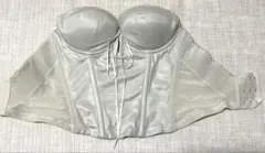 【D65】ブライダルボーテ　バックレスビスチェ　ブライダルインナー　結婚式