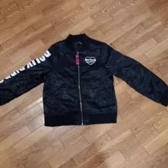 ボンバージャケット 黒 長袖