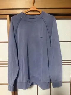 Lee ラグランスリーブ スウェット パープル　オーバーサイズ　XL