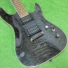 美品　Cort KX1Q ダークブラック　虎柄　動作OK DUNCAN ケース付のサムネイル