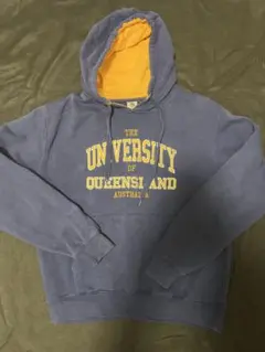 クイーンズランド大学 パーカー M ネイビー/イエロー