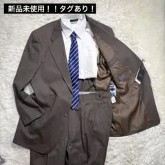 新品　スーツ E6 3L（2XL）相当　キングサイズ　ストライプ 形状記憶素材