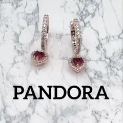 PANDORAピアス37☆レッド