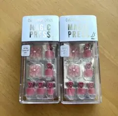 ☆新品☆ ダッシングディバ　マジックプレス　フット　足　ピンク系　2個セット