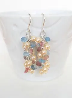 チェコビーズ ピアス