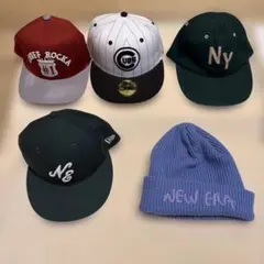 New Era キャップ　ニット帽　まとめ売り5個セット