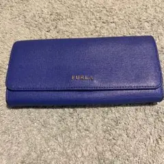 サ*レ様 値下げ不可FURLA 青　長財布