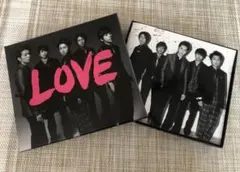 初回限定盤 嵐 LOVE 2枚組CD+DVD