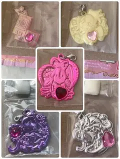 プリキュアオールスターズシークレットジュエリーチャーム5個まとめ
