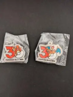 ポケモン 30周年 メタルチャームマスコット 2種セット