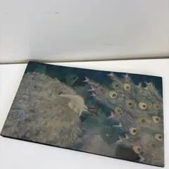 最高級 螺鈿箔 袋帯 白孔雀図 総柄 正絹 美品