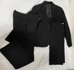 リクルートスーツ 3点セット　ブラック 64-89