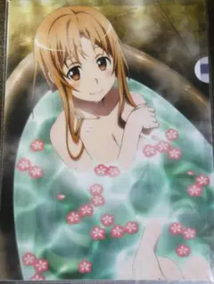 SAO ソードアートオンライン アスナ クリアファイル 風呂 - メルカリ