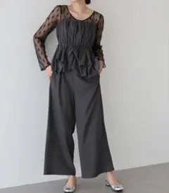 パンツドレス Baloom cami set up et.UNiVER グレー