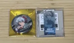 ヒロアカ × 東急 コラボ　轟 焦凍　メタル缶バッジ　グリッター アクキー