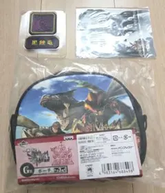 一番くじ　モンスターハンター　ポーチ　マグネット　ステッカー　ゴア・マガラ
