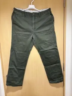 XLARGE オリーブグリーン チノパン 34
